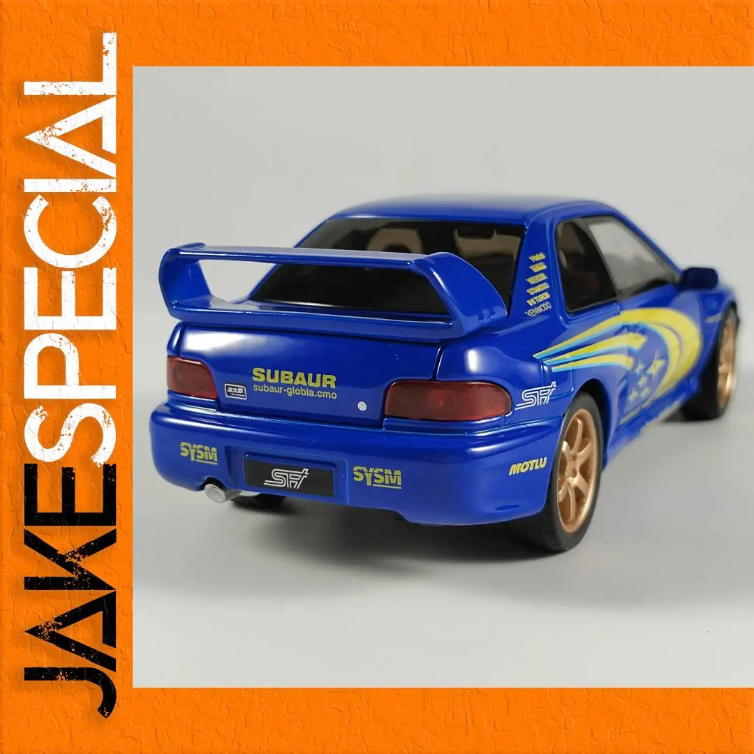 Blue Subaru Impreza WRX STI Diecast Model 1/32 1 Blue Subaru Impreza WRX STI Diecast Model 1/32