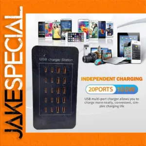 100W USB Charger with 20 Ports