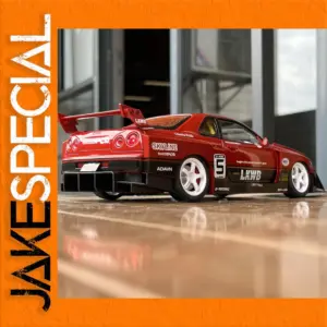 Red Nissan GTR Skyline S15 1:18 Scale Diecast Model
