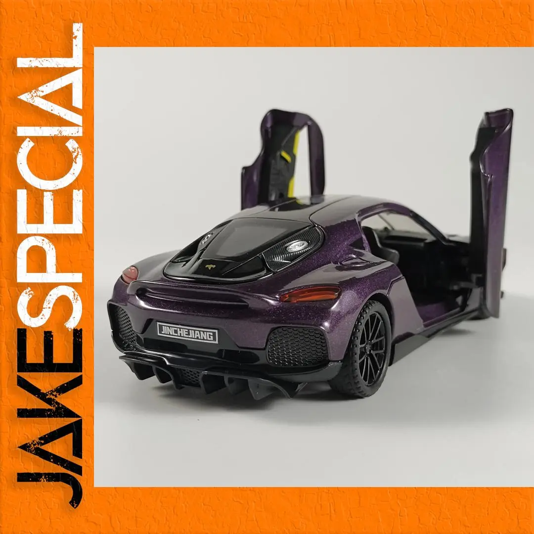 Gemera GT 1:32 Scale Diecast Model in Metallic Purple 1 Gemera GT 1:32 Scale Diecast Model in Metallic Purple