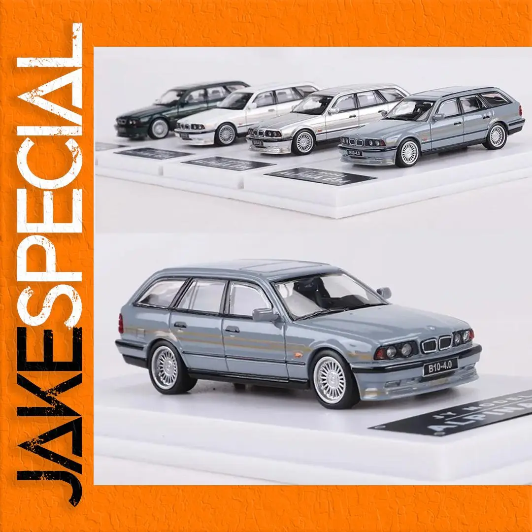 JY 1:64 E34 Touring Alpina Diecast Model Car 1 JY 1:64 E34 Touring Alpina Diecast Model Car