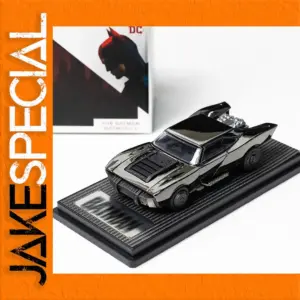 1:64 Scale Diecast Batmobile Model in Silver