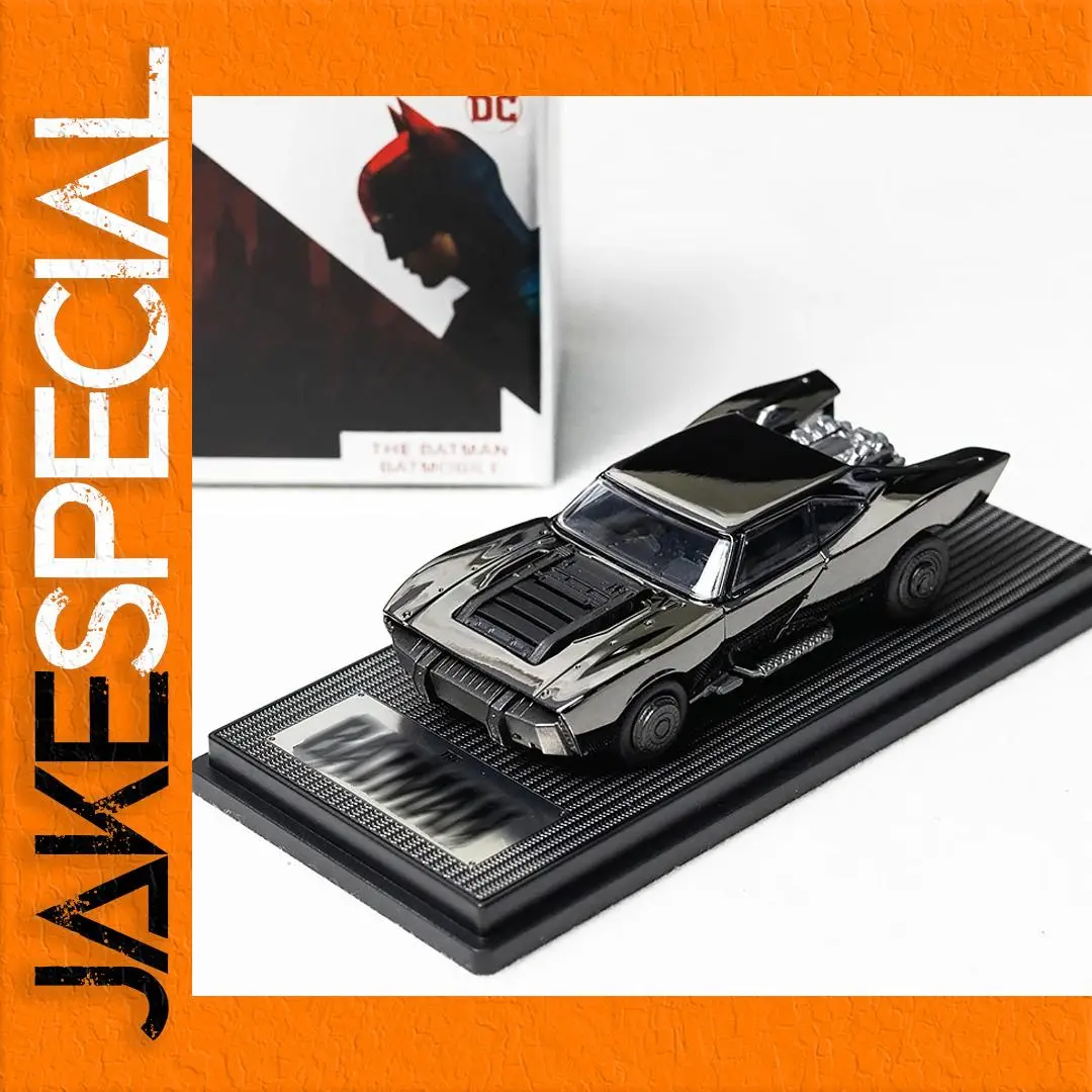 1:64 Scale Diecast Batmobile Model in Silver 1 1:64 Scale Diecast Batmobile Model in Silver