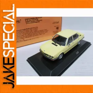 Minichamps 1/43 Scale Yellow BMW 520 Model
