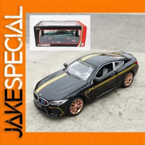 BMW M8 Diecast Model 1:24 Scale Black/Yello