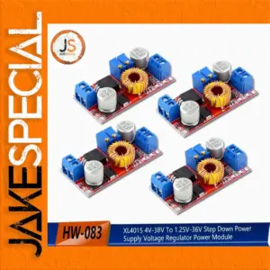 4 PCS XL4015 5A DC-DC Buck Converter Module