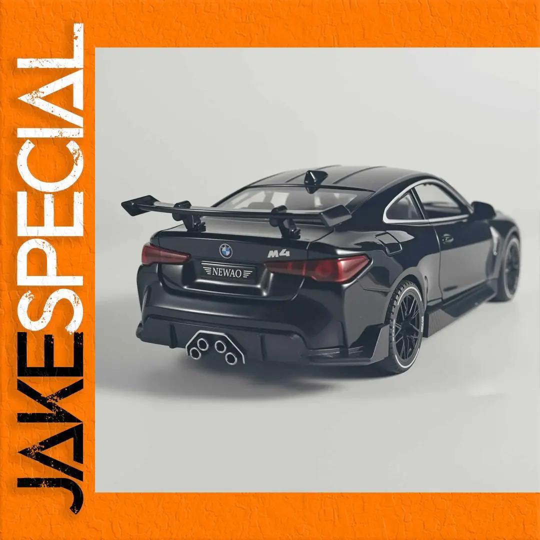 1:32 Scale Black BMW M4 Coupe Model Car 1 1:32 Scale Black BMW M4 Coupe Model Car