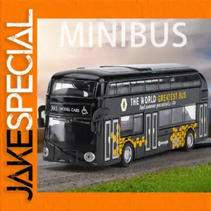 Alloy Double Deck Luxury City Bus Model