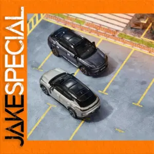 1/64 Scale Diecast Model SUV - Silver Finish