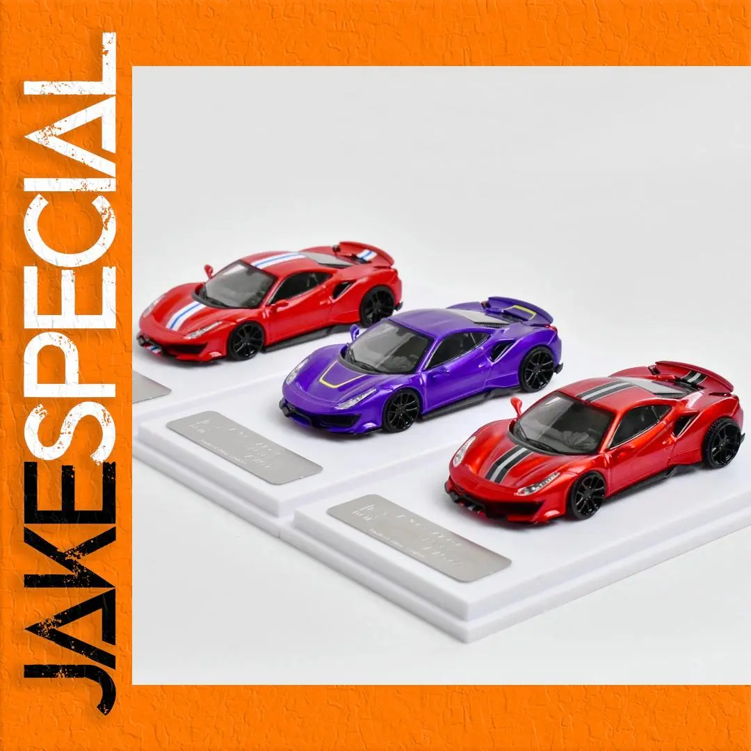 DCM 1:64 Novitec 488 Pista Diecast Model Cars 1 DCM 1:64 Novitec 488 Pista Diecast Model Cars