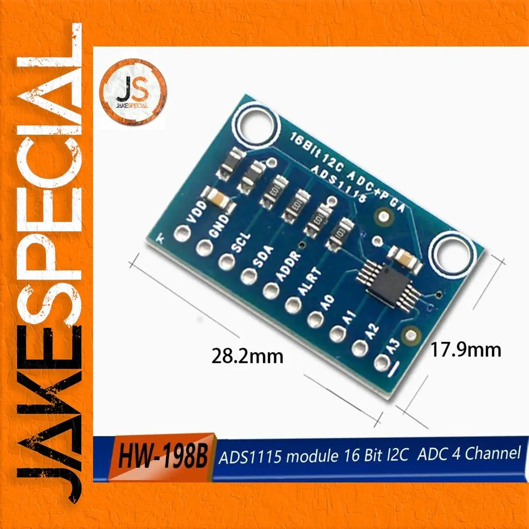 16 Bit I2C ADS1115 ADC Module for Precision Data 1 16 Bit I2C ADS1115 ADC Module for Precision Data