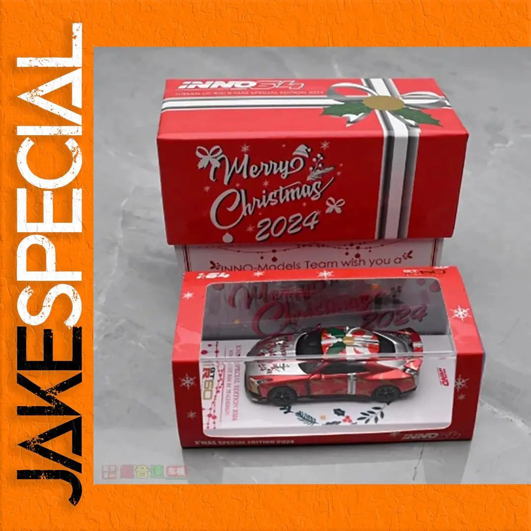 INNO Models 1:64 GT R50 2024 Christmas Model 1 INNO Models 1:64 GT R50 2024 Christmas Model