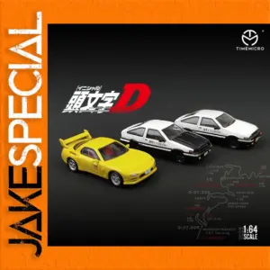 TM 1/64 Diecast Toyota AE86 and Mazda RX-7 Set