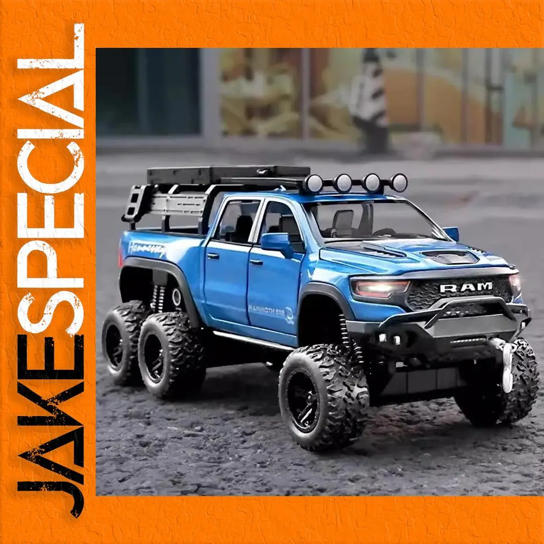 Dodge RAM 1500 TRX 6X6 Model 1:32 Scale 1 Dodge RAM 1500 TRX 6X6 Model 1:32 Scale