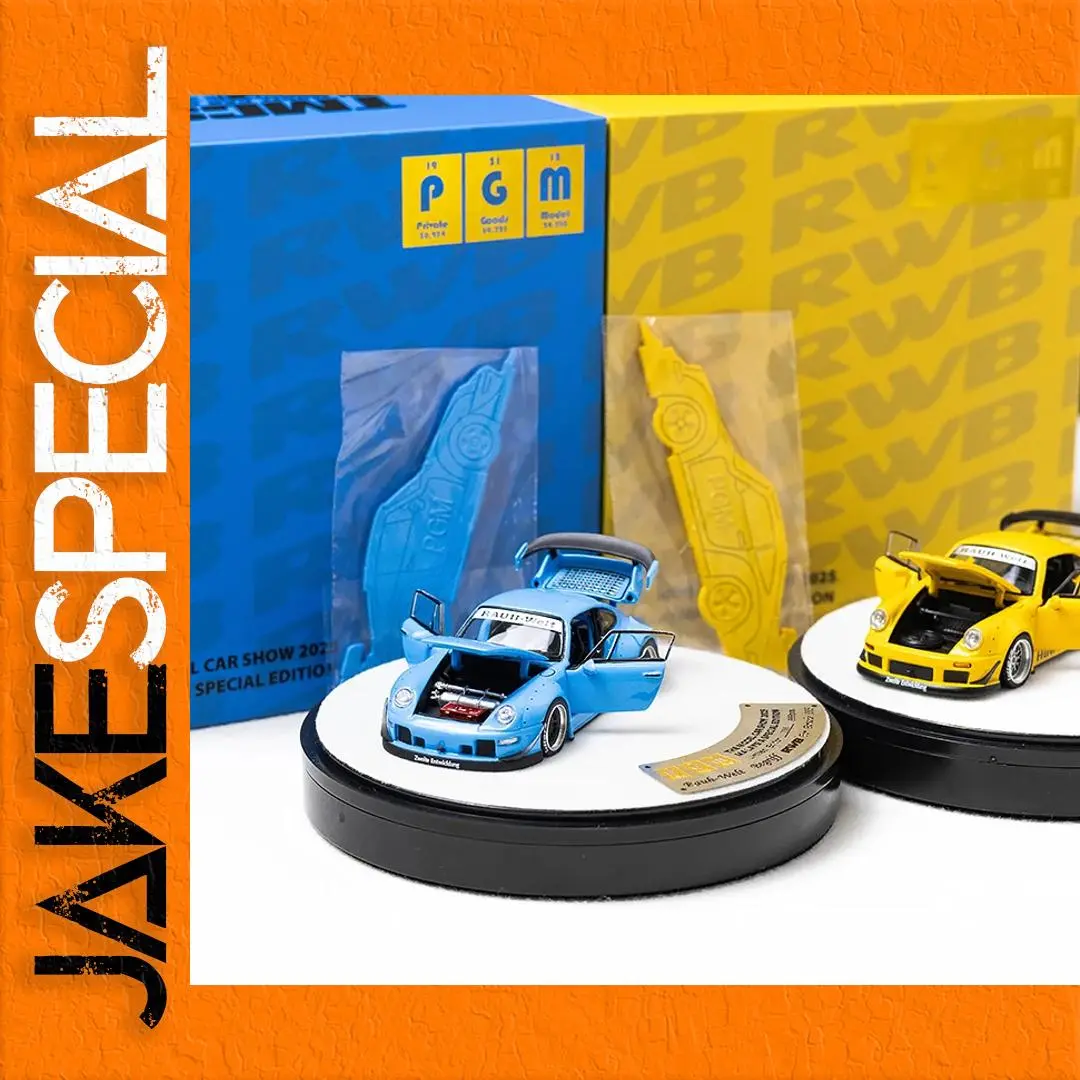 PGM 1:64 RWB930 993 Diecast Model Car Set 1 PGM 1:64 RWB930 993 Diecast Model Car Set