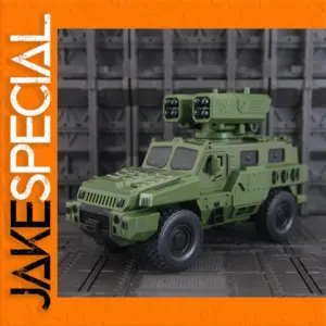 1:24 Scale Armored Car Model in Matte Green