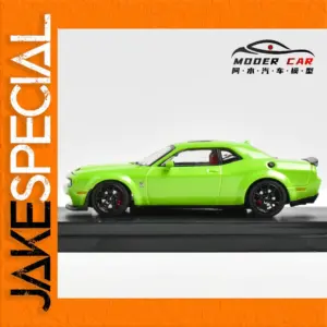 1:64 SRT Hellcat Diecast Model Car in Lime Green