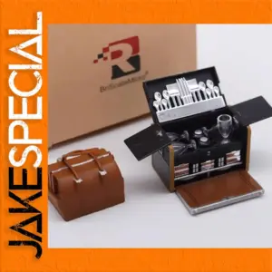 BSC 1:18 Scale Luggage and Wine Cabinet Set