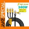 240W Fast Charging Cable with 4 Connectors