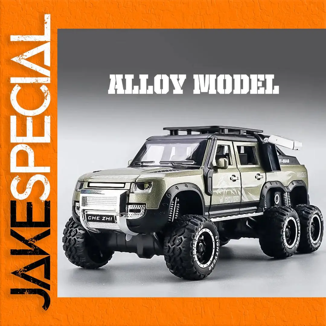 Off-Road Alloy Car Model Six-Wheeled Design 1 Off-Road Alloy Car Model Six-Wheeled Design