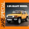 Vibrant Yellow 1:24 Scale Alloy Model Car