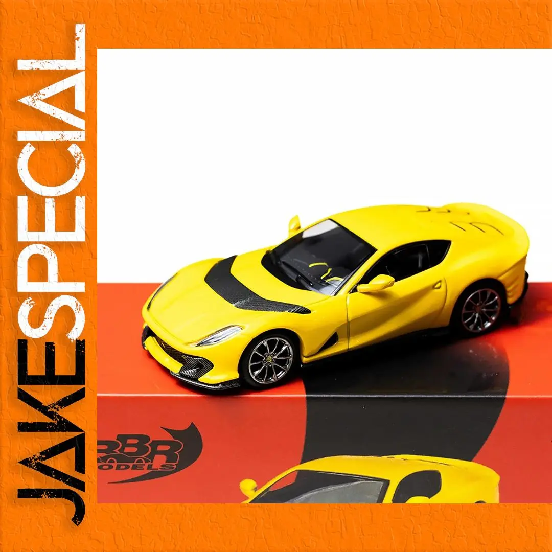 BBR 1:64 Yellow Diecast Model Car 1 BBR 1:64 Yellow Diecast Model Car
