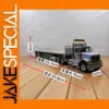 1:50 Scale Truck and Flatbed Trailer Model