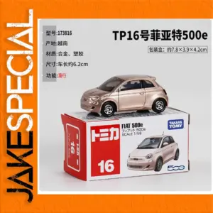 Tomy Alloy 1:59 Fiat 500e Diecast Model