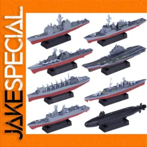 Plastic Warship Model Kit Set of Eight