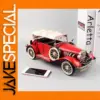 Vintage Ironwork Diecast Car Model Red
