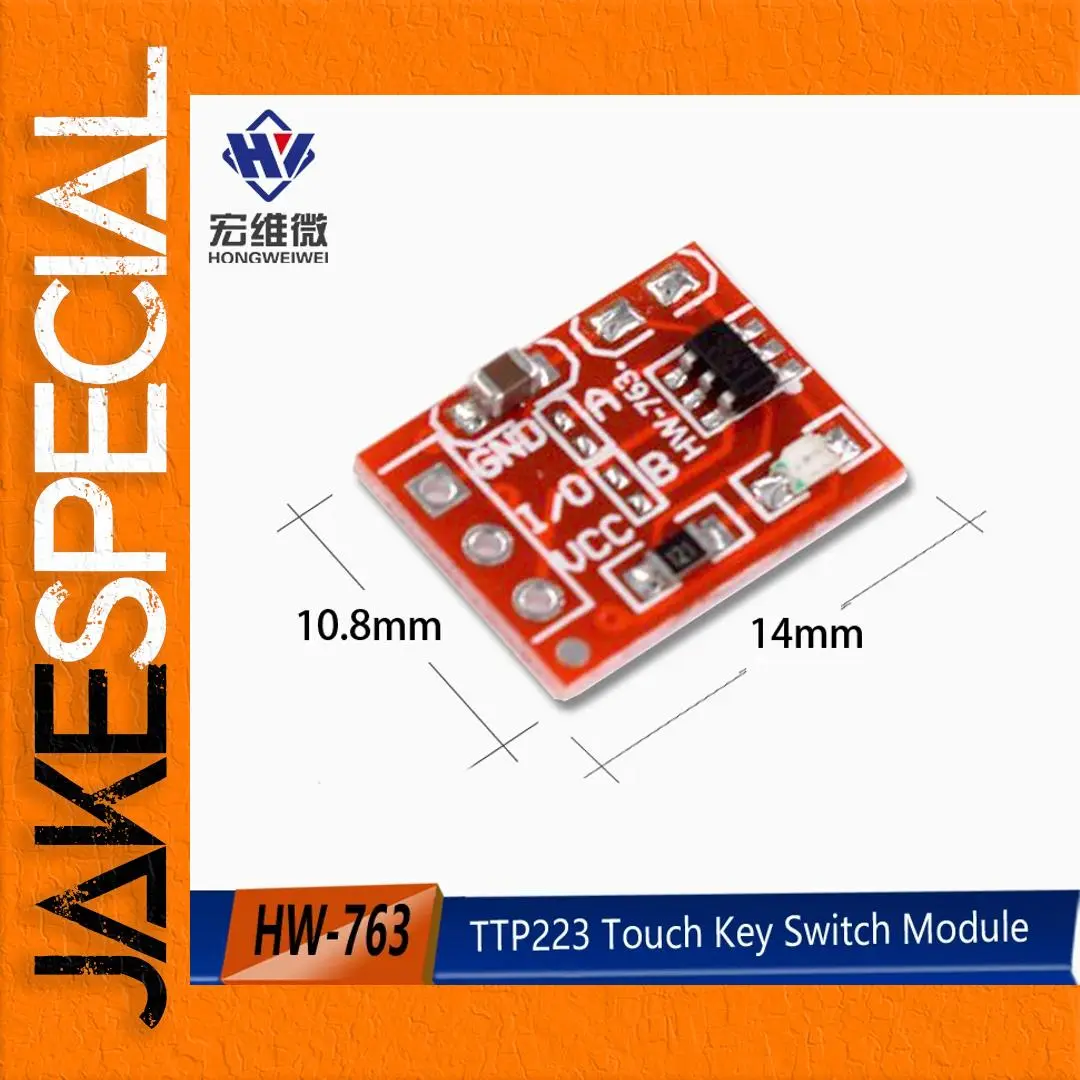 TTP223 Touch Key Switch Module Set of 5 or 10 1 TTP223 Touch Key Switch Module Set of 5 or 10