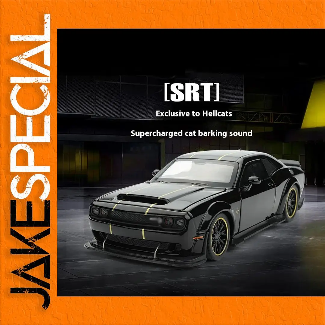 Hellcat Decorative Model Car in Glossy Black 1 Hellcat Decorative Model Car in Glossy Black