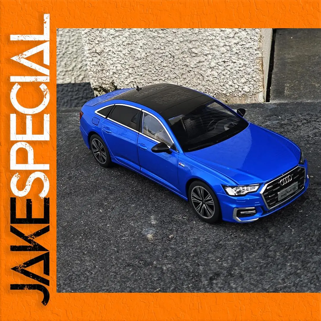 1:18 Blue Audi A6 Diecast Model 1 1:18 Blue Audi A6 Diecast Model