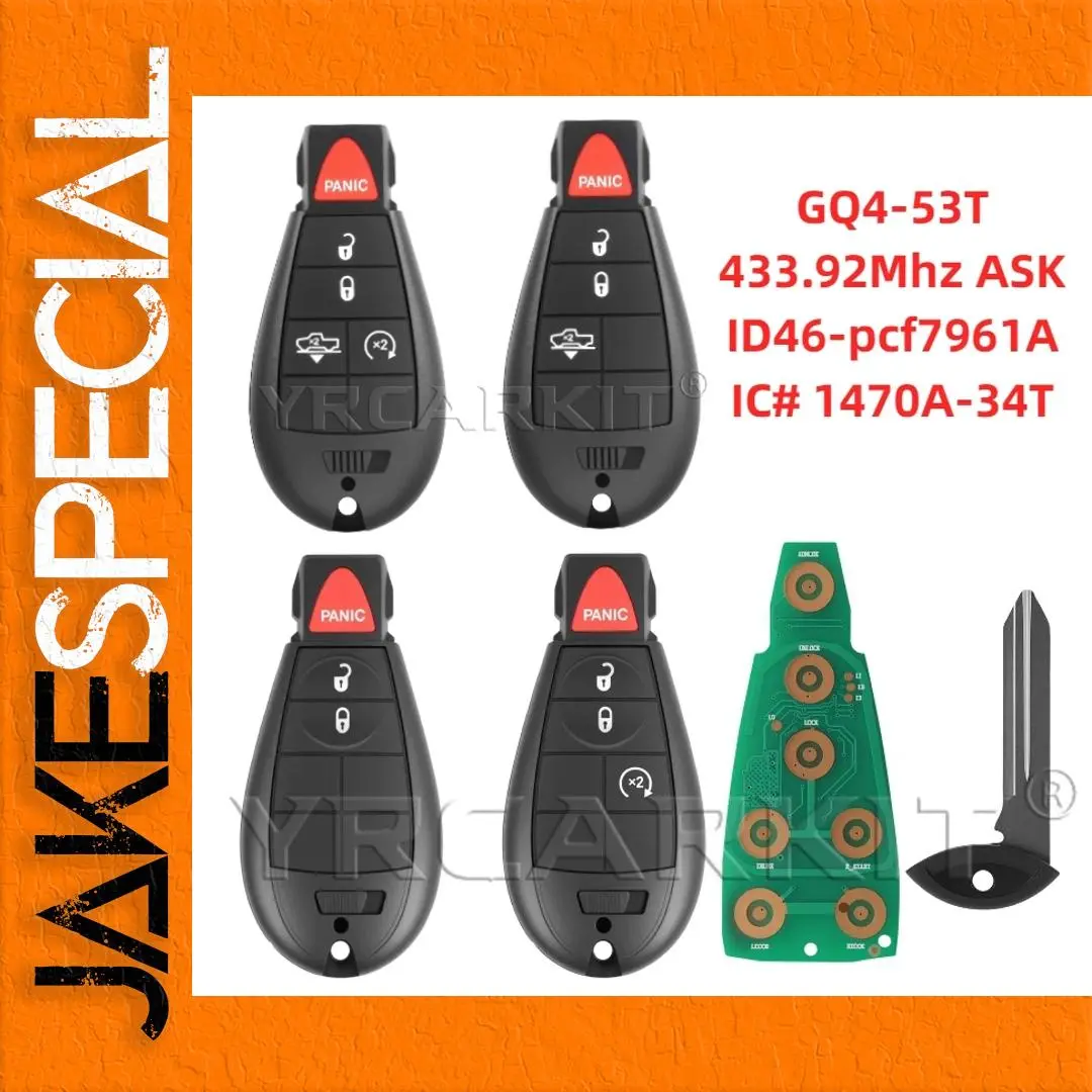 Dodge RAM 1500 2013-2018 Remote Key Fob 1 Dodge RAM 1500 2013-2018 Remote Key Fob