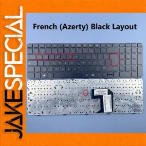 French Azerty Keyboard for HP Pavilion G7
