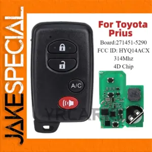 Toyota Prius 2010-2015 Keyless Remote Fob