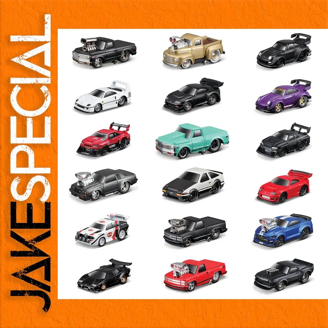 Die-Cast Car & Motorcycle Collectible Set 1 Die-Cast Car & Motorcycle Collectible Set