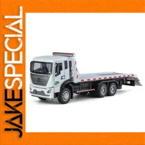 White 1/50 Diecast Tow Truck Model