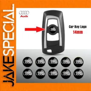 Audi Logo Emblem Sticker Set for Keys