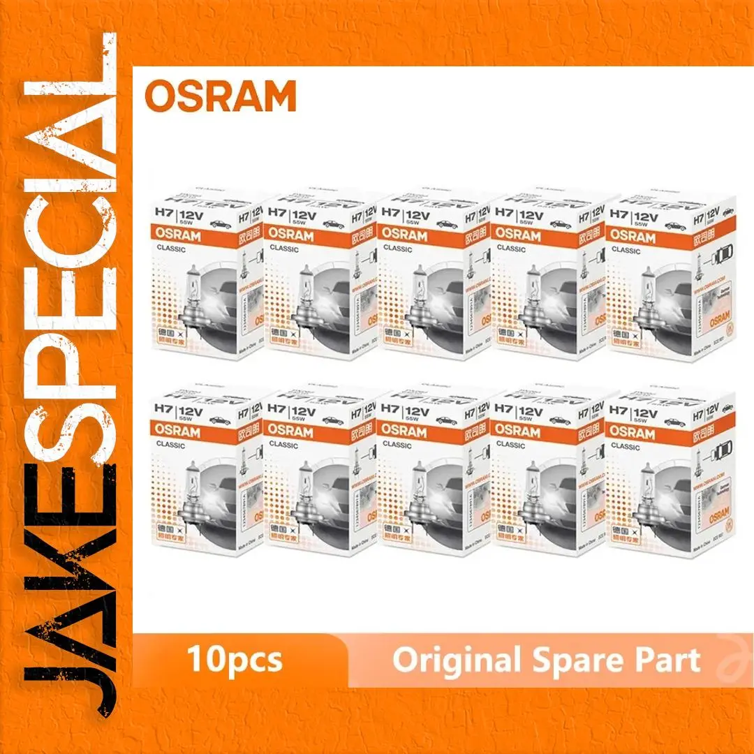OSRAM 10-Piece Halogen Bulb Set for Car Headlights 1 OSRAM 10-Piece Halogen Bulb Set for Car Headlights