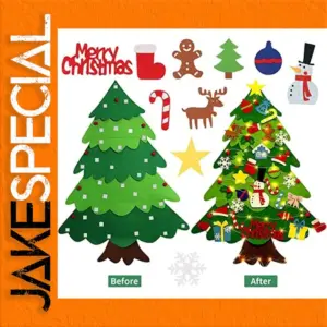 DIY Felt Christmas Tree Set for Festive Decor