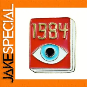 Creative Book 1984 Eye Brooch