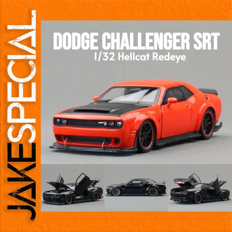 The Ultimate Guide to the 1/32 Dodge Challenger SRT Hellcat Redeye Diecast Model 1 05bc73b7cd51438cb1ea75e0 product image