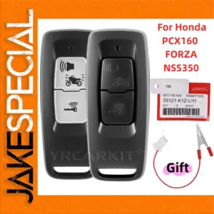 Honda Motorcycle Remote Key PCX160 FORZA NSS350 2021-2023