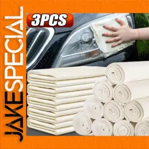 Premium Sheepskin Car Cleaning Cloth Set