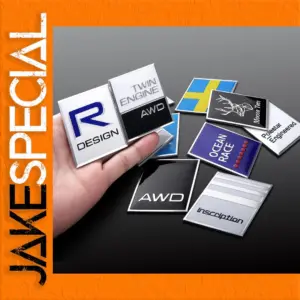 Volvo Rdesign Aluminum Badge Supporting Multiple Models