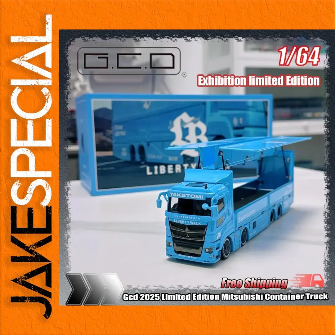 Mitsubishi 1:64 Scale Diecast Container Truck 1 Mitsubishi 1:64 Scale Diecast Container Truck