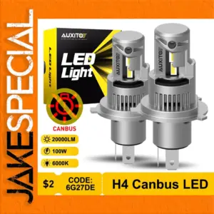 9003 H4 LED Headlight Bulbs Bright 20,000 Lumens