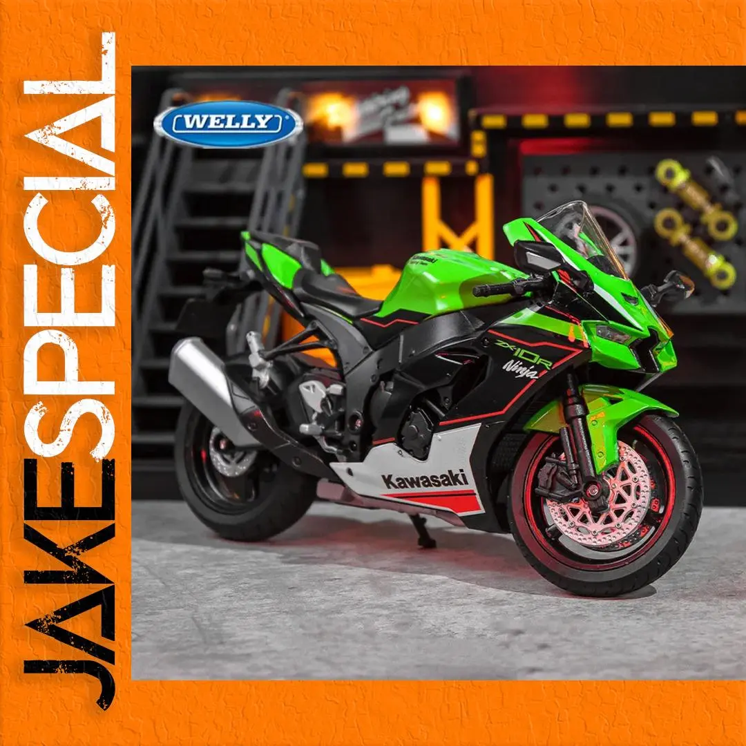 Kawasaki Ninja ZX-10R 1:12 Diecast Model 1 Kawasaki Ninja ZX-10R 1:12 Diecast Model