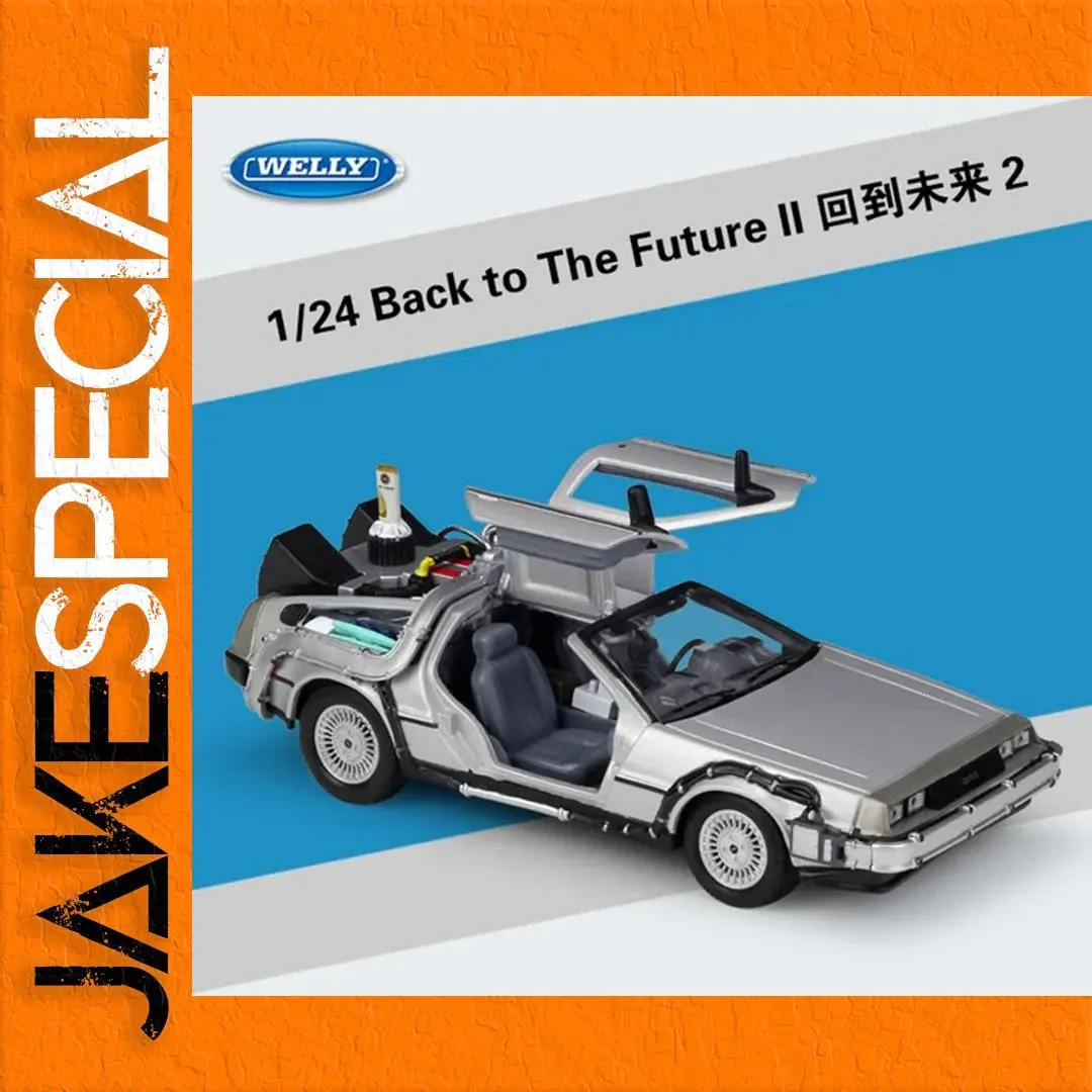 Welly 1:24 Scale DeLorean Time Machine Model 1 Welly 1:24 Scale DeLorean Time Machine Model